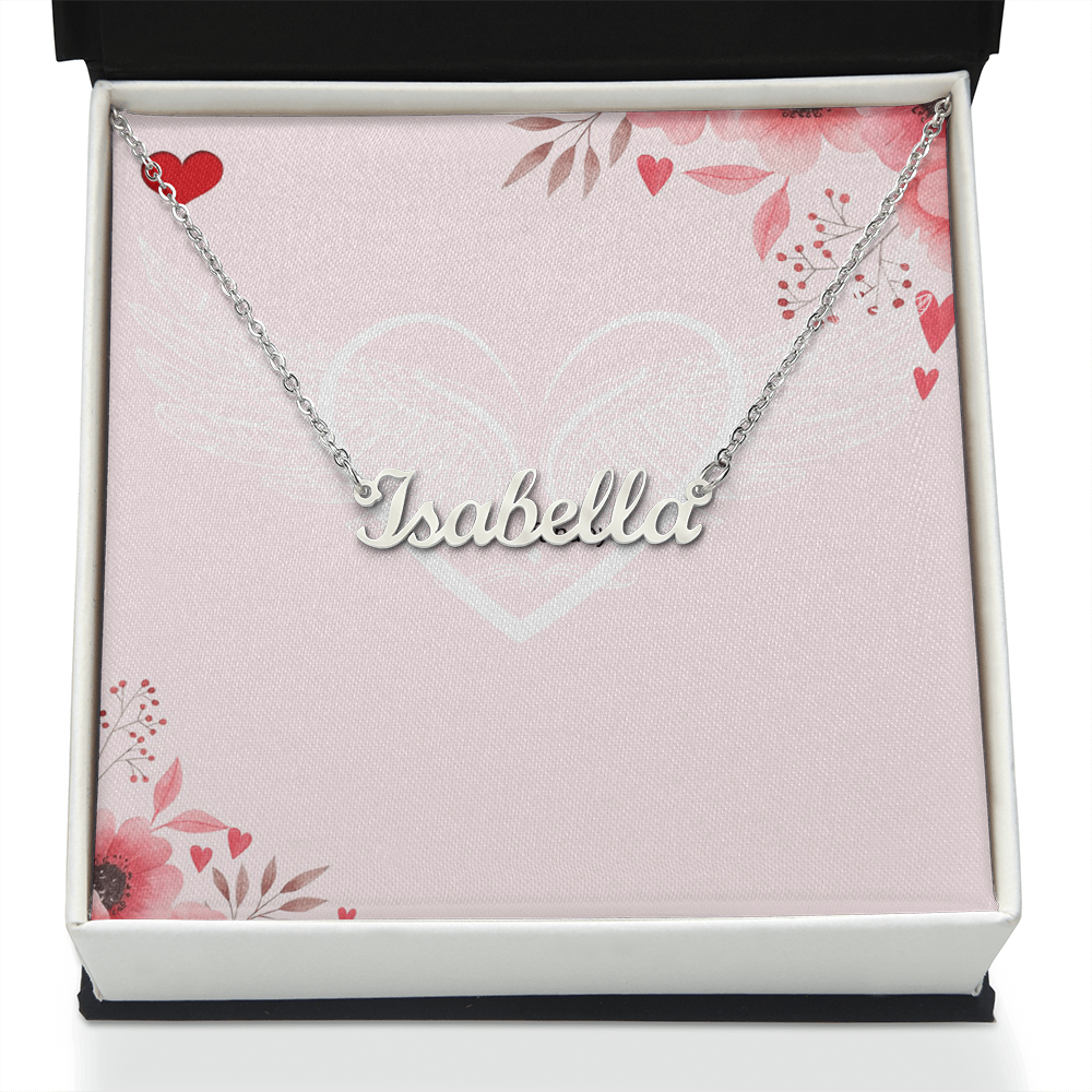 Custom Name Necklace – Personalised Sterling Silver Gift