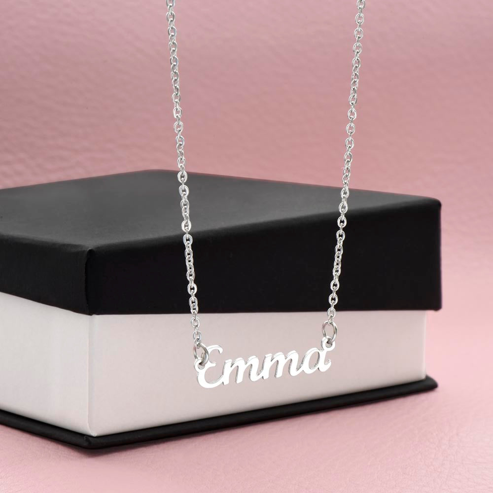 Custom Name Necklace – Personalised Sterling Silver Gift