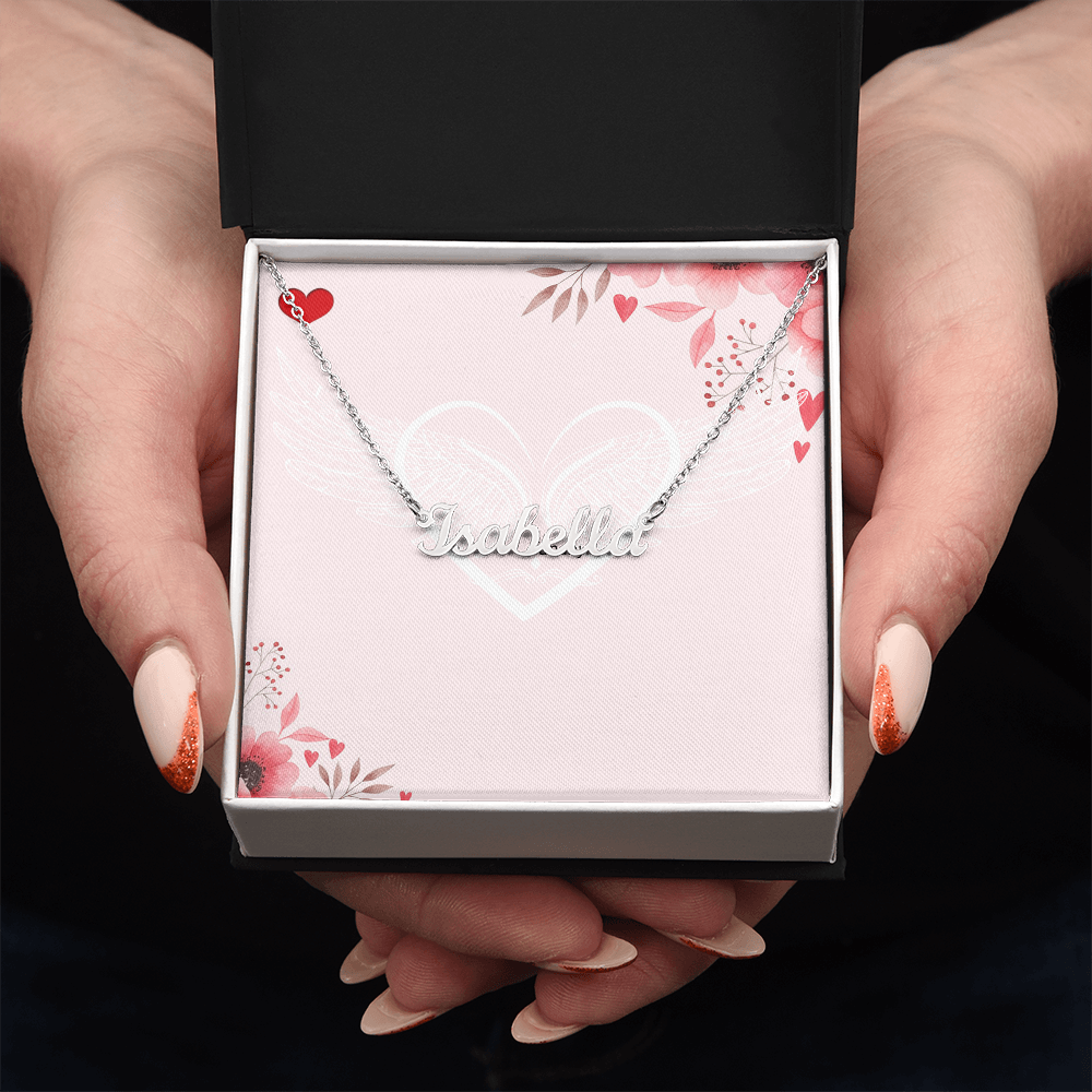 Custom Name Necklace – Personalised Sterling Silver Gift