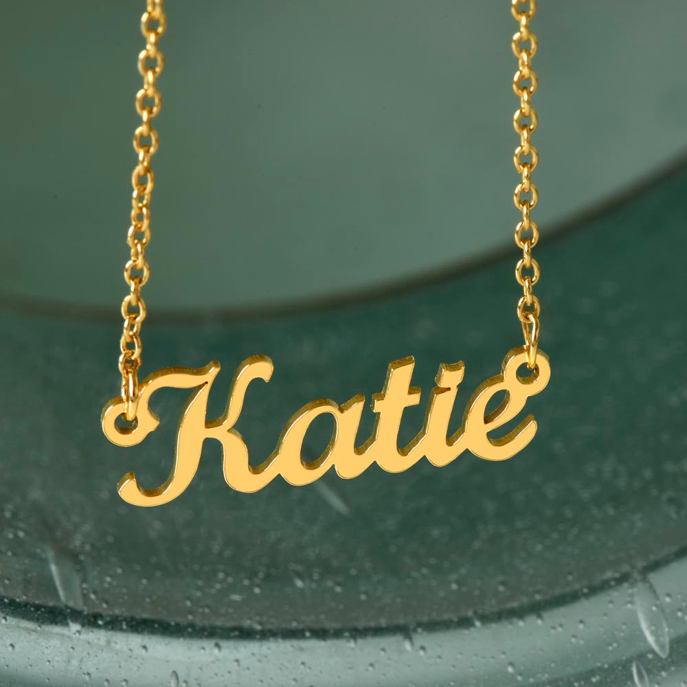 Custom Name Necklace – Personalised Sterling Silver Gift