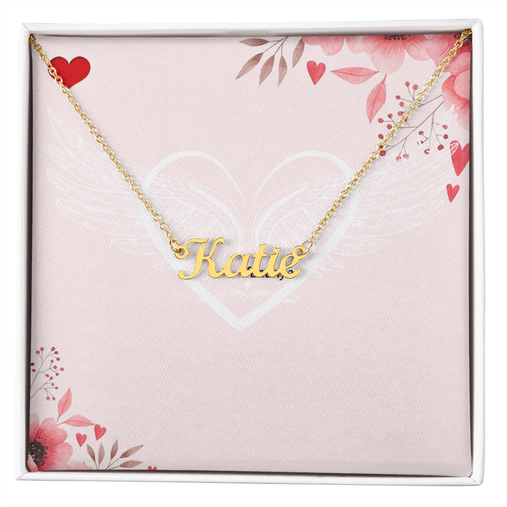 Custom Name Necklace – Personalised Sterling Silver Gift