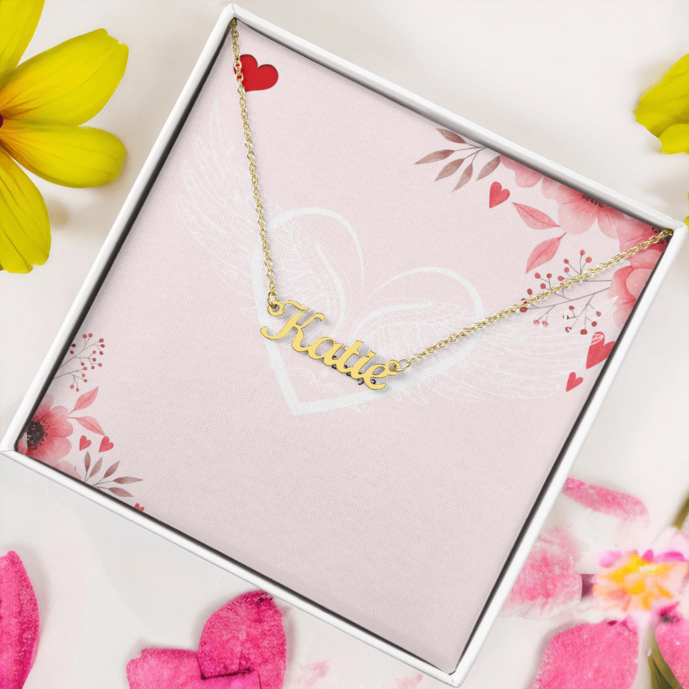 Custom Name Necklace – Personalised Sterling Silver Gift