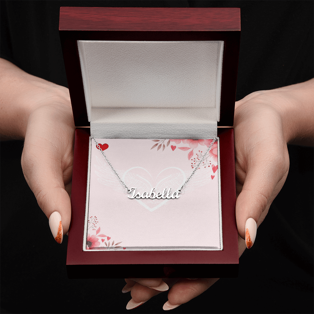 Custom Name Necklace – Personalised Sterling Silver Gift