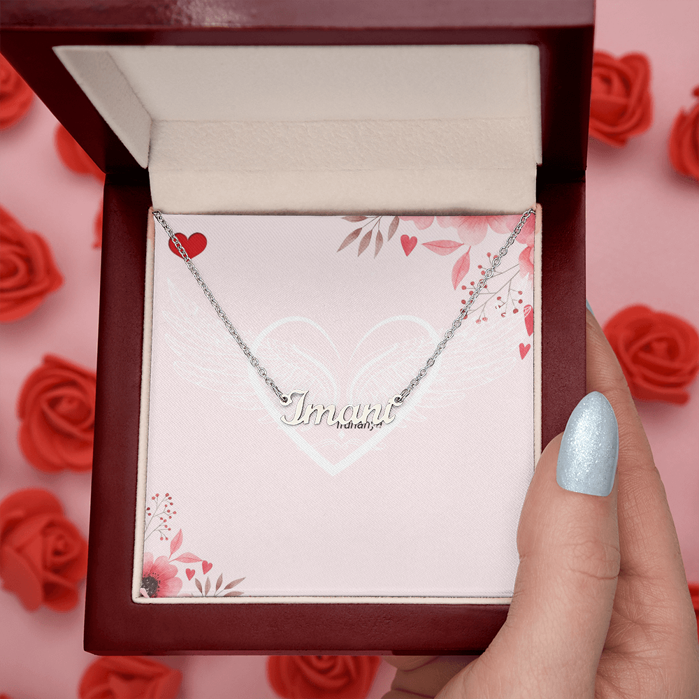 Custom Name Necklace – Personalised Sterling Silver Gift