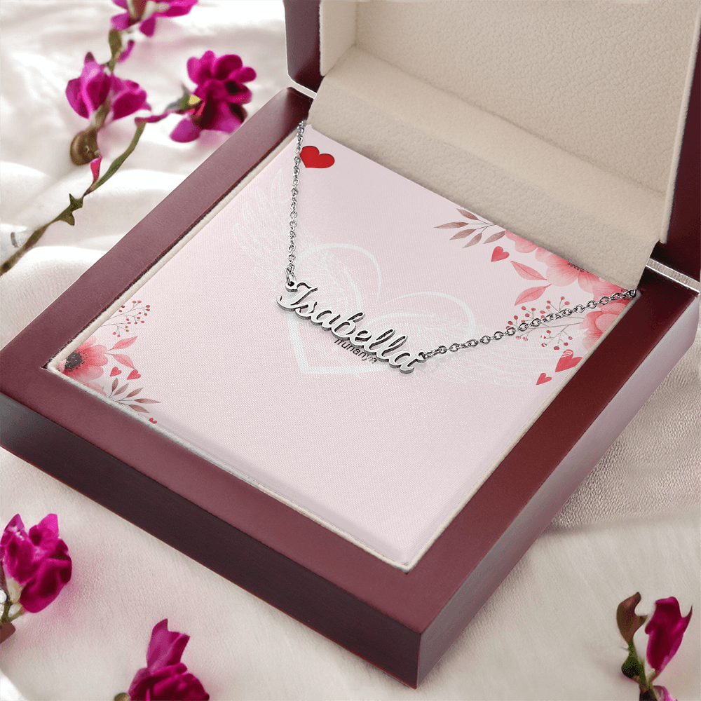 Custom Name Necklace – Personalised Sterling Silver Gift