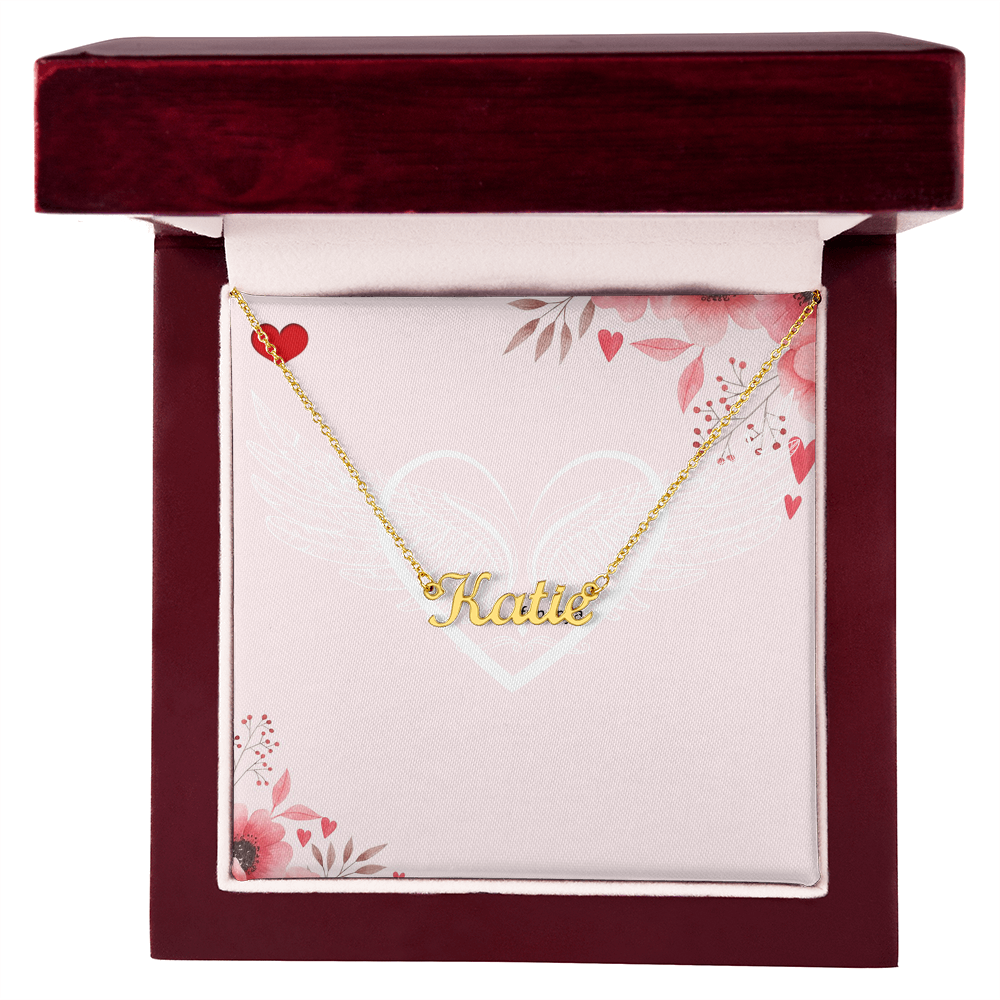Custom Name Necklace – Personalised Sterling Silver Gift