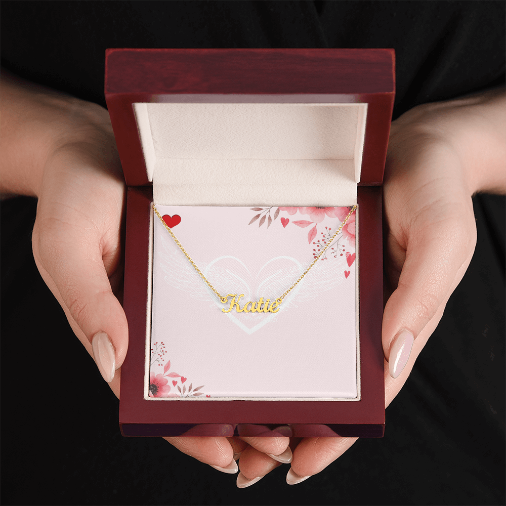 Custom Name Necklace – Personalised Sterling Silver Gift