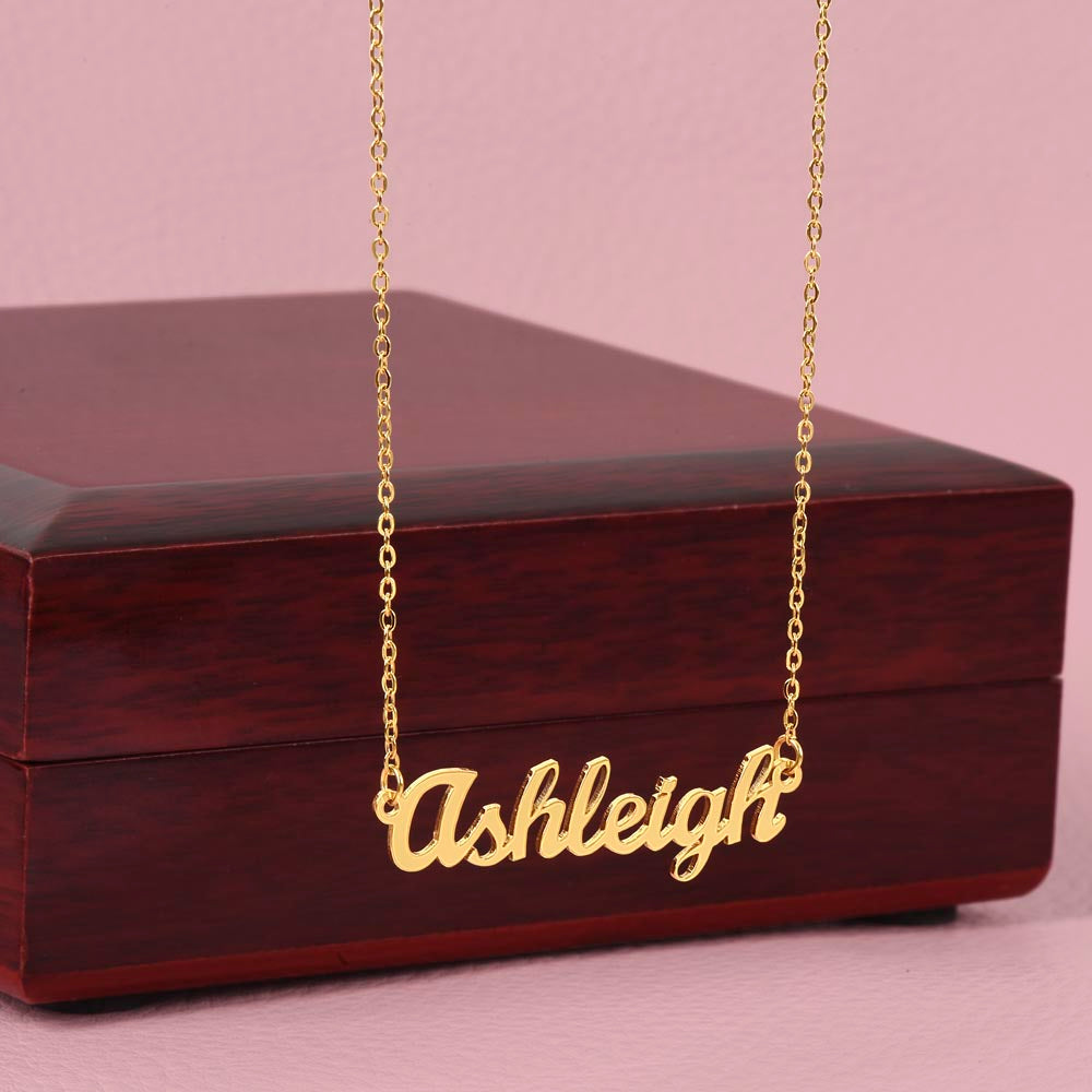 Custom Name Necklace – Personalised Sterling Silver Gift